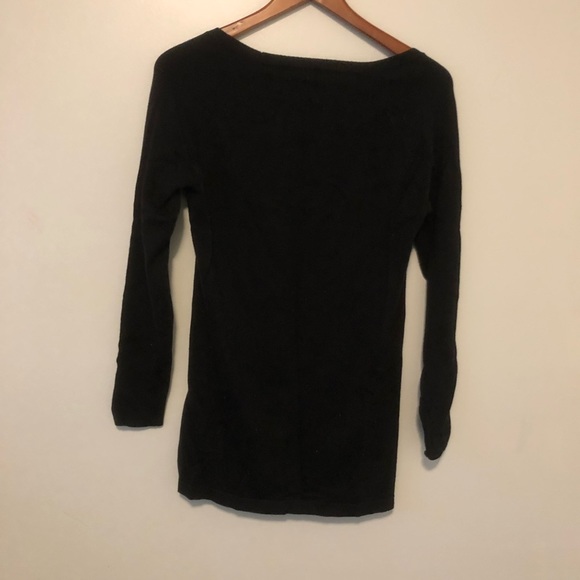 Reitmans Brown Long Sleeve Knit Tunic Sweater Boat Neck​ - Picture 2 of 7